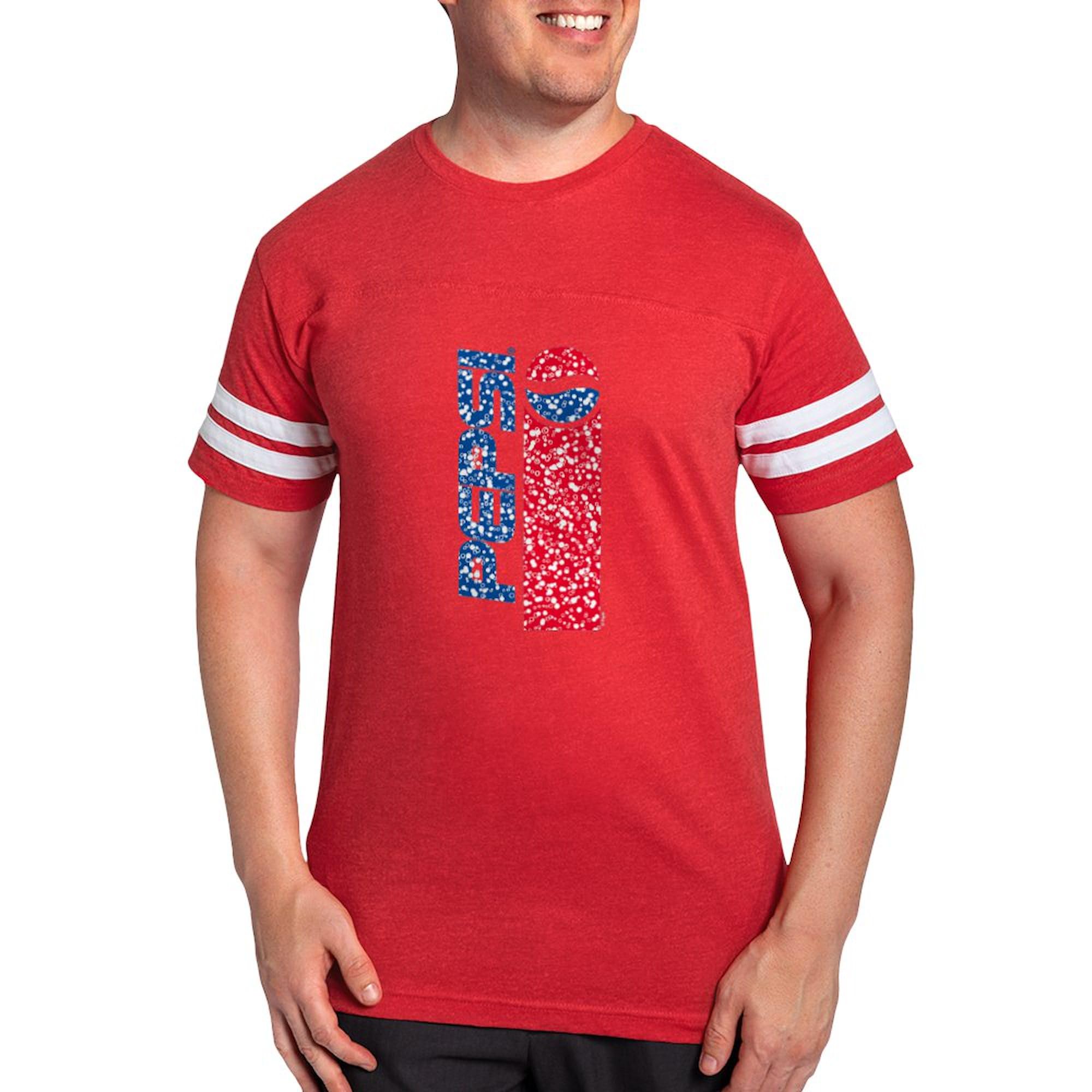CafePress Pepsi Flashback Bubbles Mens Football Shirt Men's Football T-Shirt Red