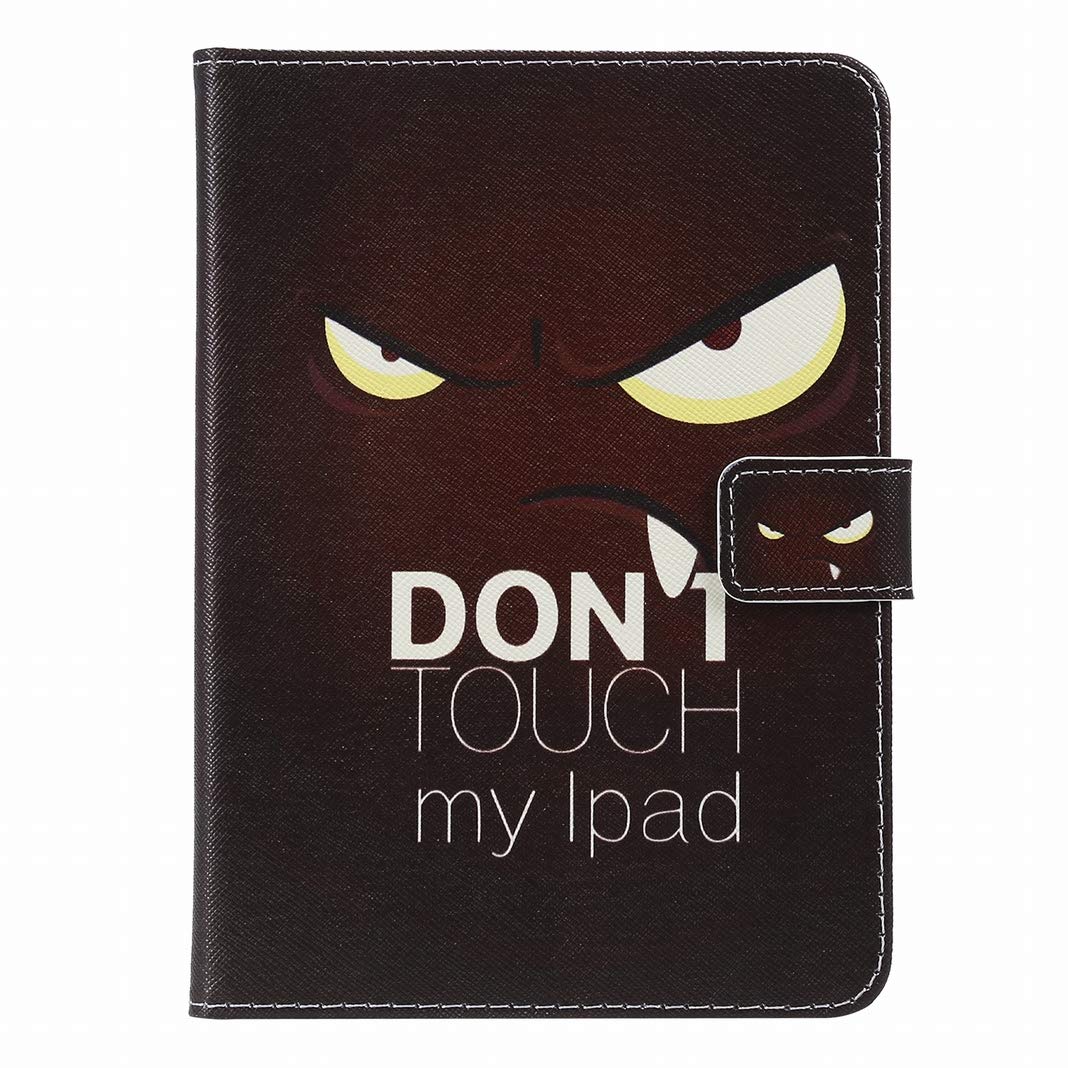 Case for Kindle White Paper 1 2 3 4 Case, Yellow Eyes Leather Slim Fit Standing Protective Cover ID & Credit Card Slots Pockets Magnetic Strap Wallet Pouch Flip Cover Case