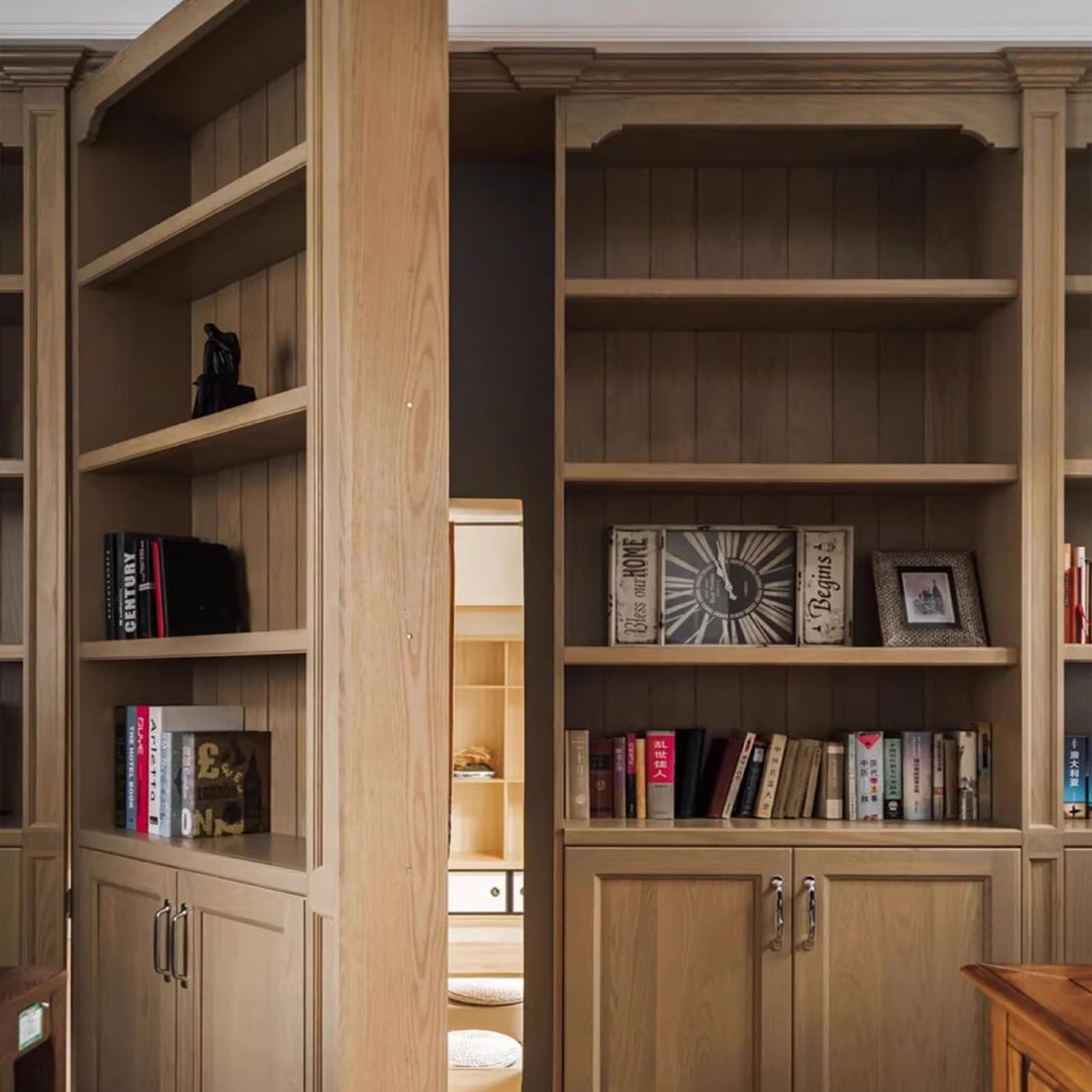 Amazon.co.jp: Chibery 高耐久ピボットヒンジ 360度回転システム 木製