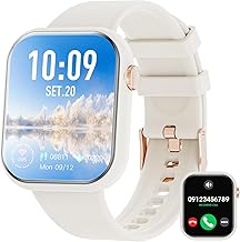 Hwagol Smart Watch (Answer/Make Calls), 1.85" Fitness Tracker, Smartwatch Heart Rate/Sleep Monitor/Pedometer/Calories, 140+ Sports Modes, Waterproof Women's Men's Fitness Watch for Android iOS