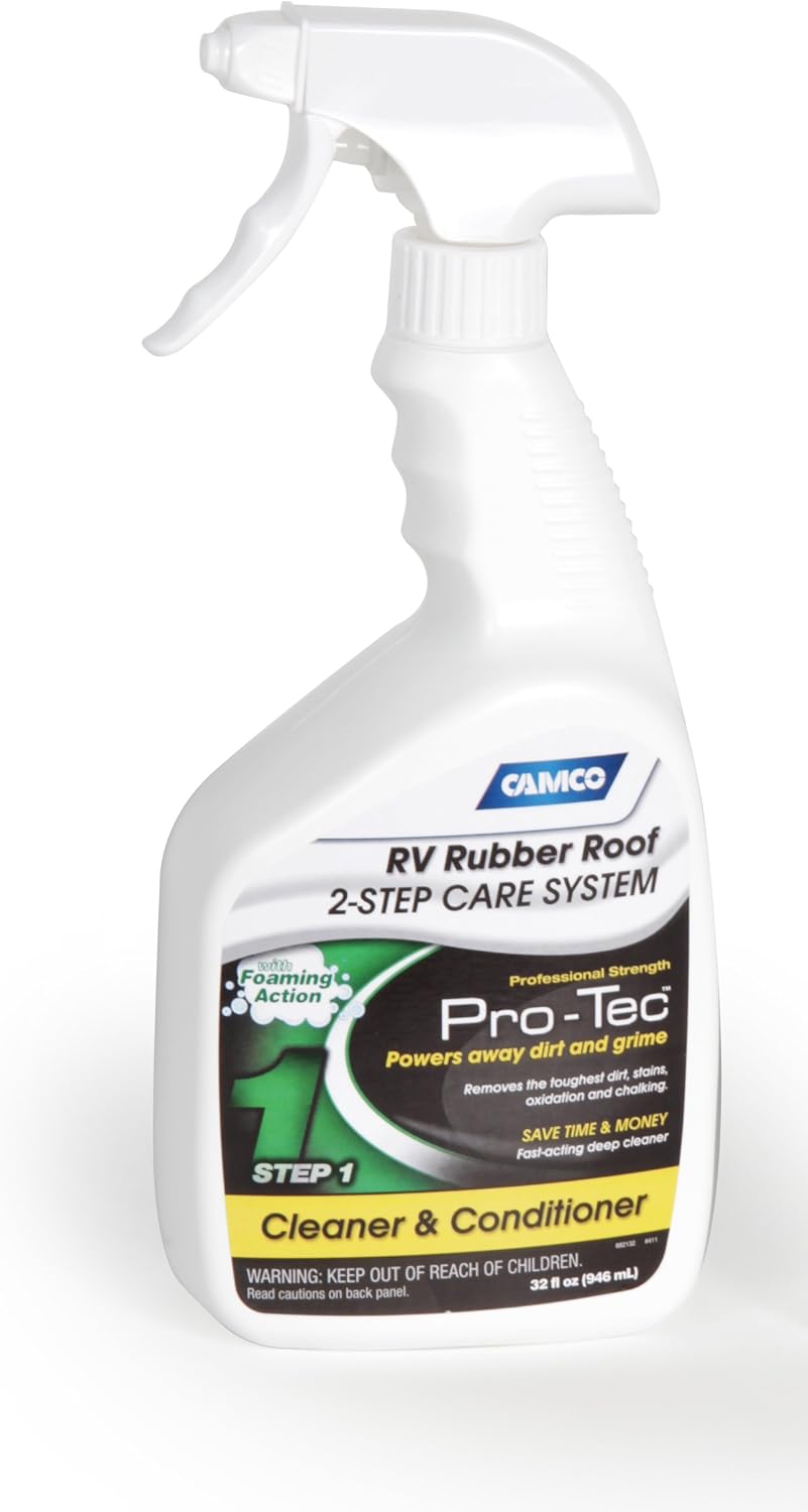 Camco 41065 ProTec Rubber Roof Cleaner and Conditioner 32oz., Cleaning, Storage & Maintenance