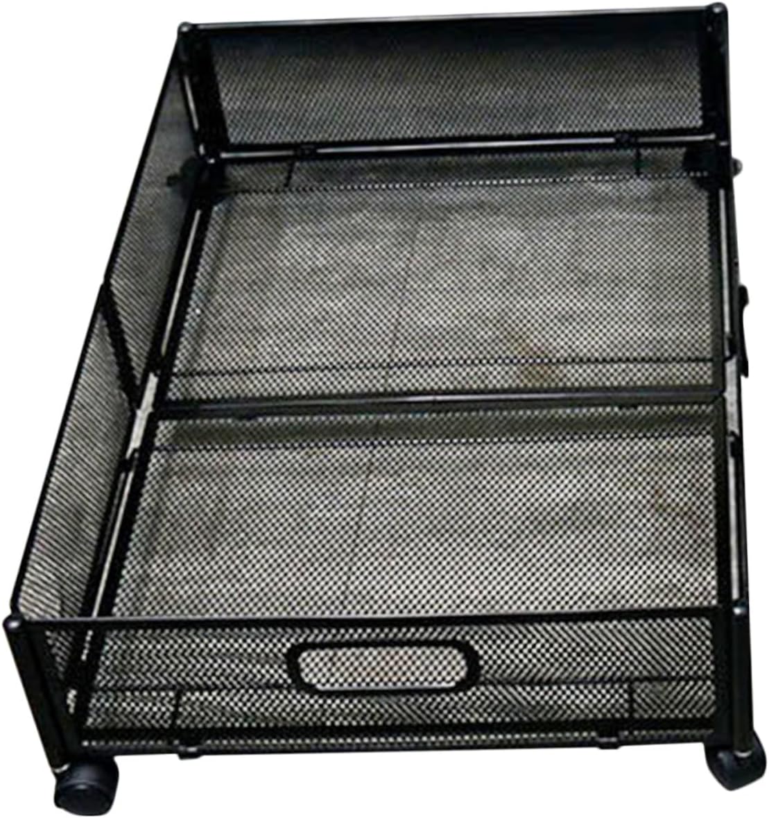 Foldable Under Bed Storage Organizer Cart with Wheels Stainless Steel Storage Container for Bedroom Sofa Multi-purpose Underbed Bins for Clothes Shoes