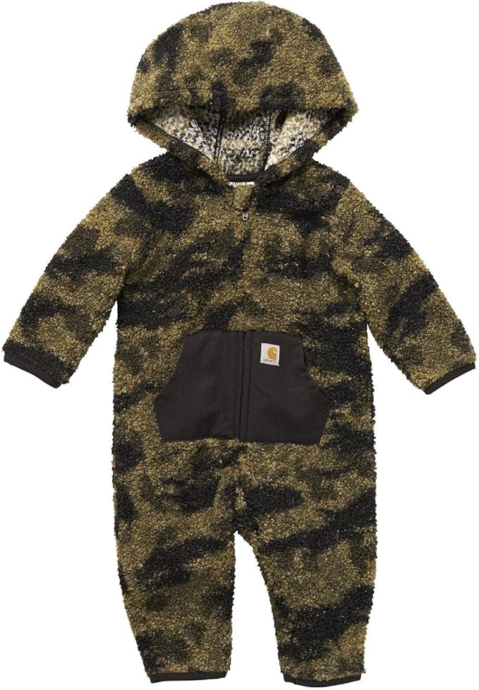 Carhartt babyboys Knit Long Sleeve Hoodneck Coverall Clothing, Shoes & Jewelry