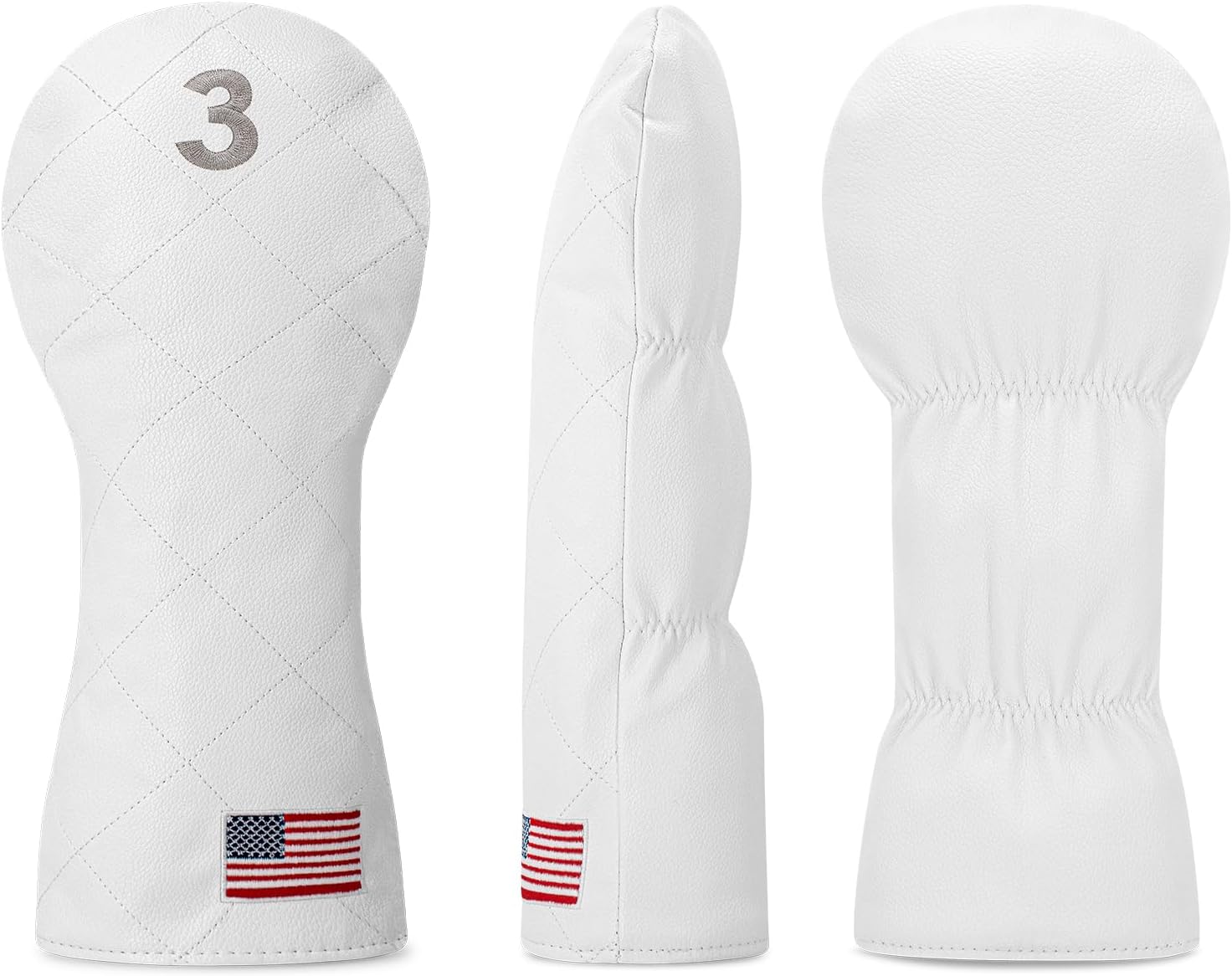 1pc/3pc/4pc Premium Golf Club Head Cover - Fits Most Clubs, Heavy-Duty Construction, Protects Against Scratches and Damage, Specifically Designed for Driver, Hybrid and Fairway Woods