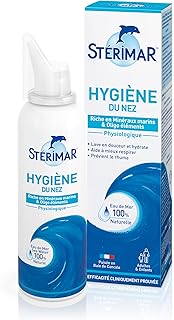 STÉRIMAR Hygiène du Nez - Spray Nasal Hygiène au Quotidien, Lave en Douceur & Hydrate le Nez, à l'Eau de Mer 100% Naturelle, Formule Physiologique, 100 ml
