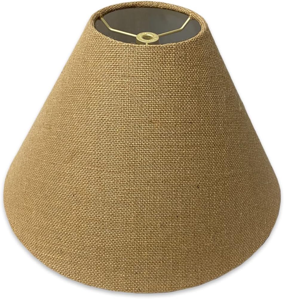 Royal Designs Coolie Empire Lamp Shades - 6x18x11.5 Inch Antique Gold 2-Pack