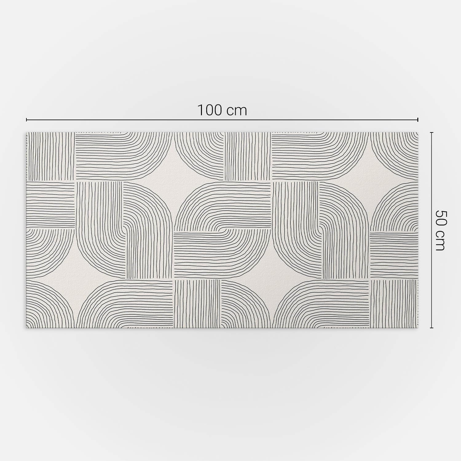 Pannelli in Vinile PVC 100x50 cm Impermeabile Fondo Protettivo Cucina Design Aspetto Moderno Autoadesivo Paraspruzzi Facile da Pulire Durevole - Linee geometriche nel layout