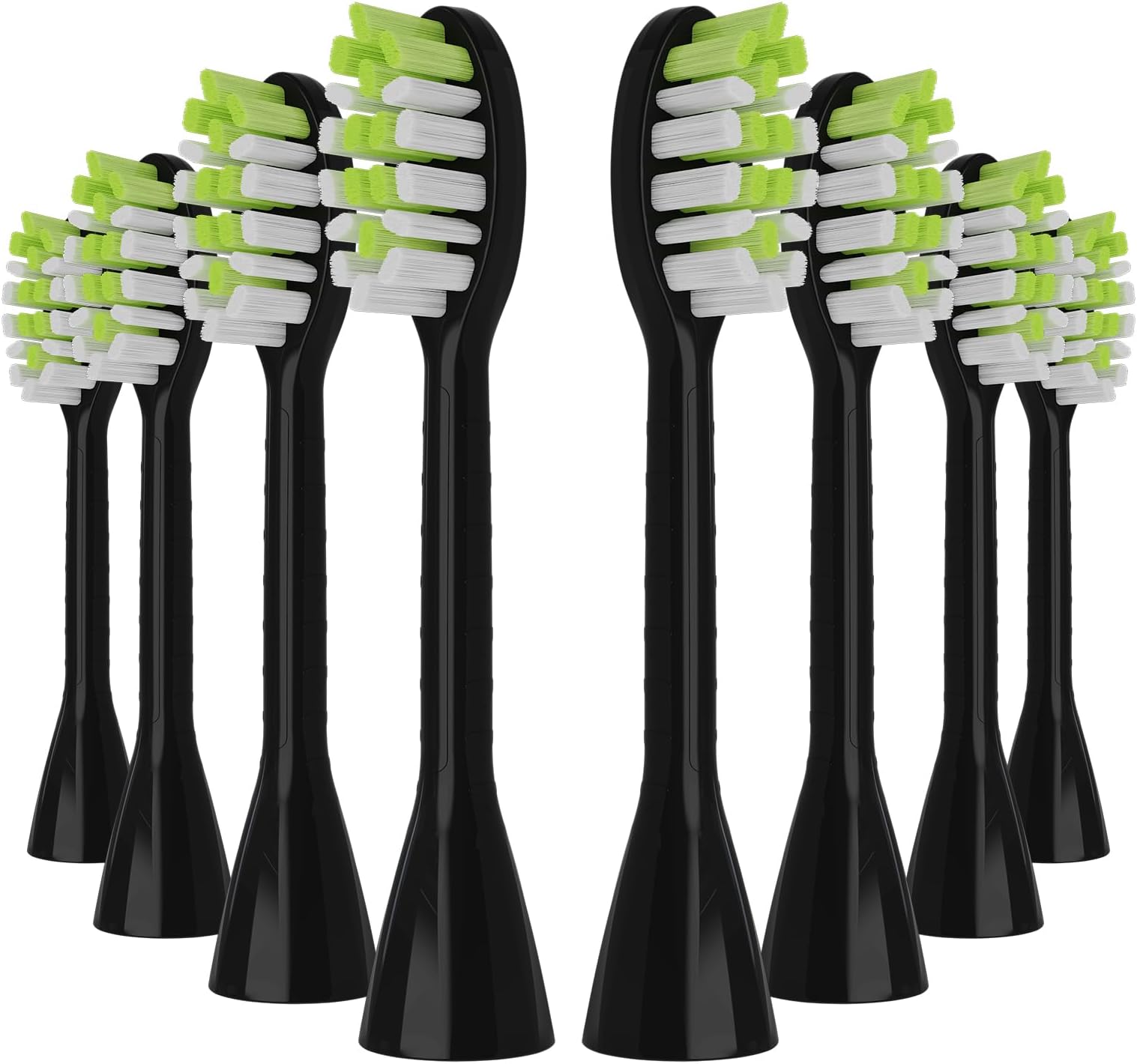 One Series Replacement Toothbrush Heads Pisonicleara Compatible with sonicare Philips One Series BH1022/03 HY1100/02 HY1102 (8-pc) Battery Brush, Mango Snow White