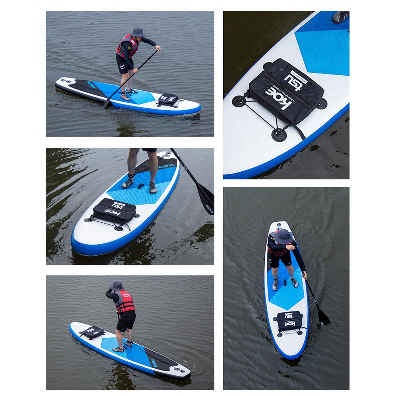 Bolsa para Tabla de Paddle,Bolsa de Remo fácil de Transportar para Tabla de Remo Impermeable - Accesorios de Surf al Aire Libre con Hebilla Ajustable y Fija para Cubierta, Remo, Tabla