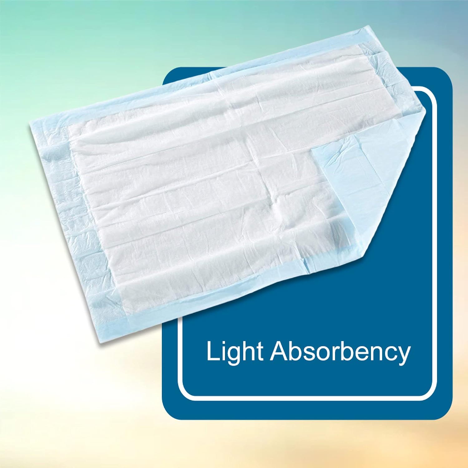 McKesson Classic Underpads, Incontinence Bed Pads, Light Absorbency, 17 in x 24 in, 300 Count