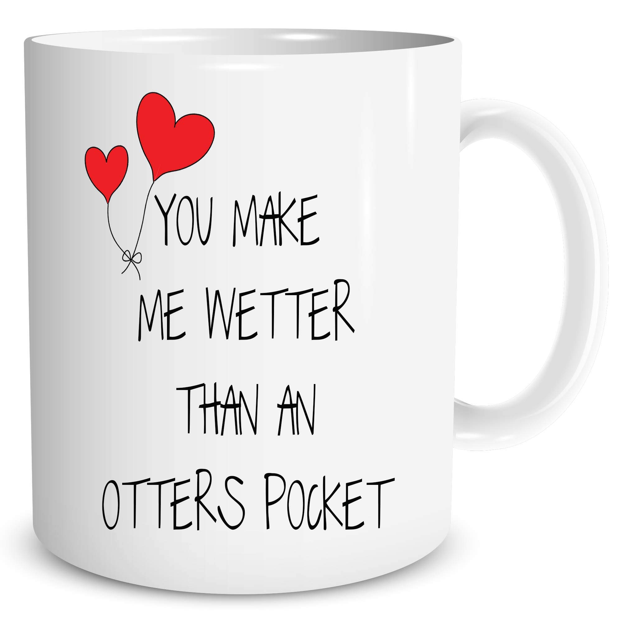 Peachy Antics White Novelty Funny Rude Coffee Mug Wetter Than An Otters Pocket Joke Husband Boyfriend Gifts Birthday Christmas Presents Gifts For Him Wsdmug1063