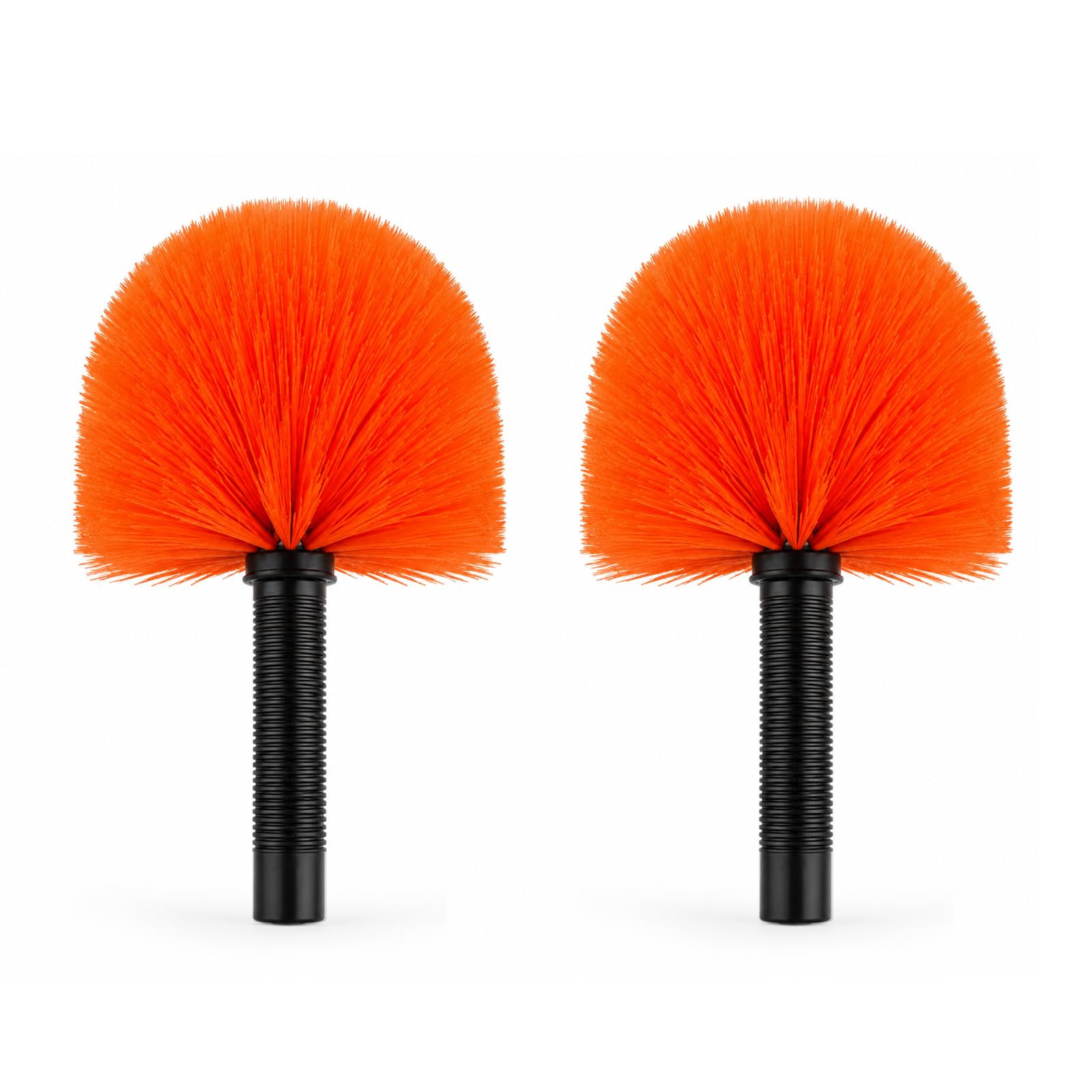 LAANPOLE Two Feather Duster, Cobweb Brush for Cleaning, Spider Web Cleaner for High Ceilings, Outdoor Indoor Use