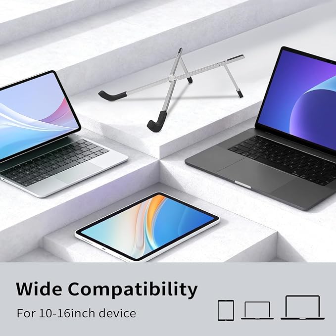 Soporte Plegable para Laptop de Aluminio miniatura 6