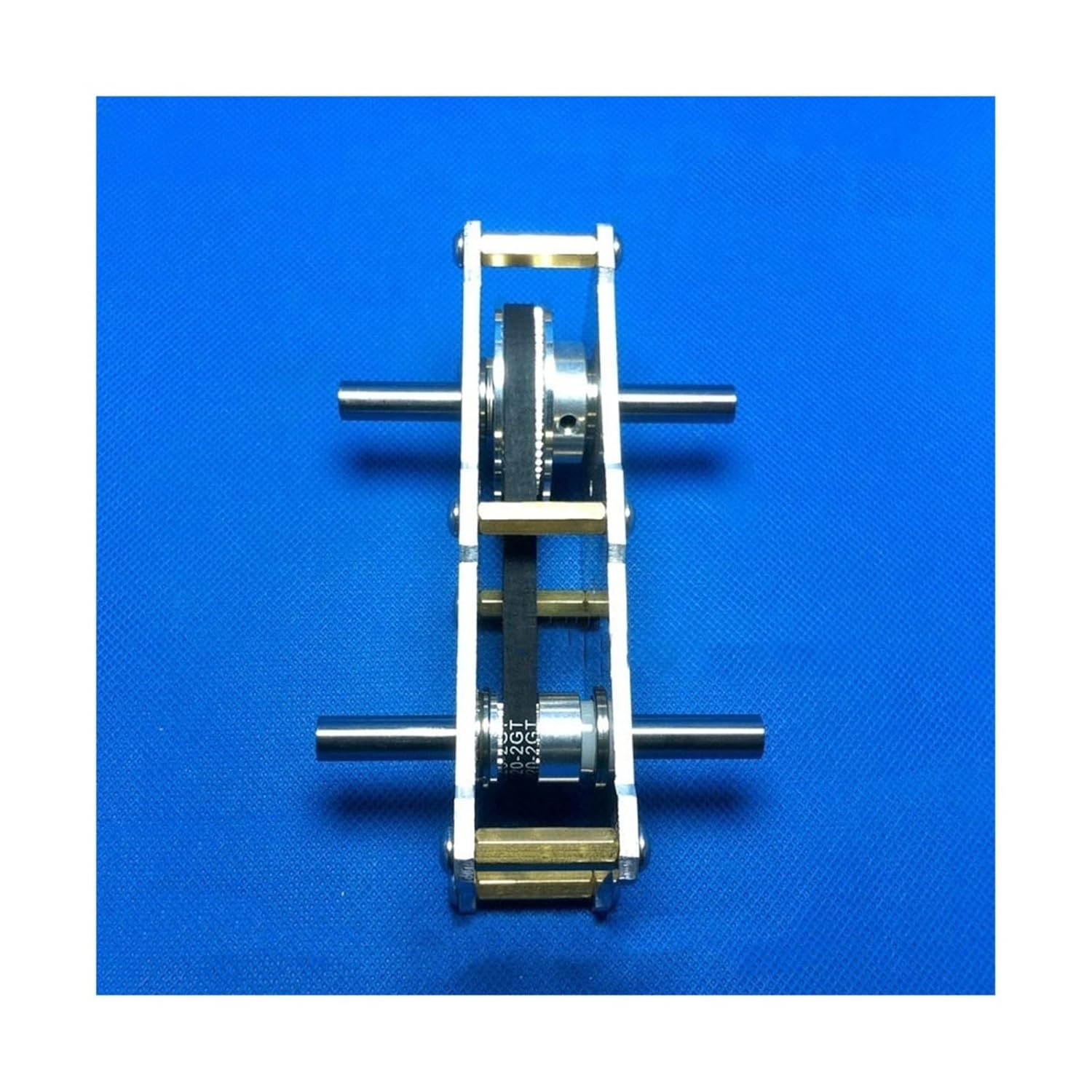 Gearbox 122x80x55mm Full Metal Reducer Gearbox 8mm Shaft Speed Increase 1:1 1:2 1:4 Synchronous Wheel Pulley Transmission Steering Direction(1 to 2)
