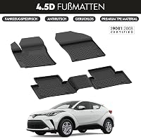 noxx Toyota CH-R 2020-2024 autó gumiszőnyeg szett 5 részes fekete 2