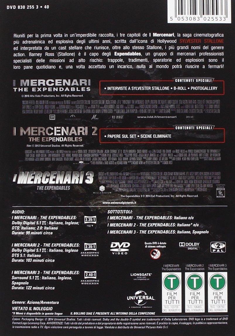 I Mercenari Collection (Cofanetto 3 DVD)