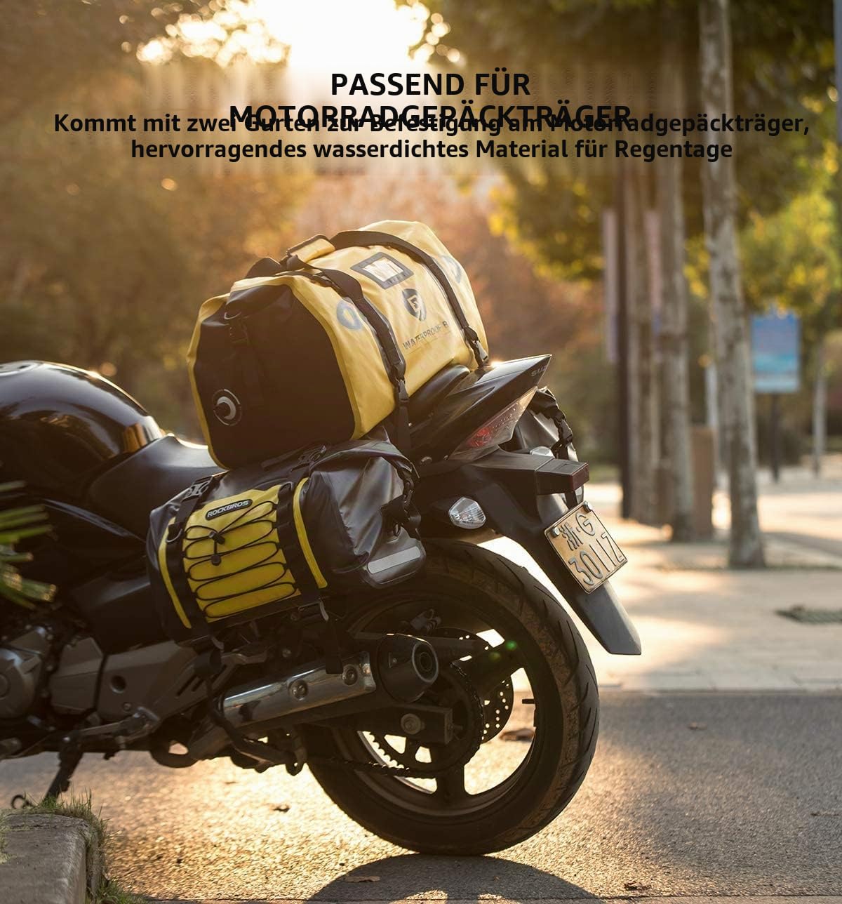 ROCKBROS Multifunktional Motorradtasche 20L/40L/55L 100% Wasserdicht