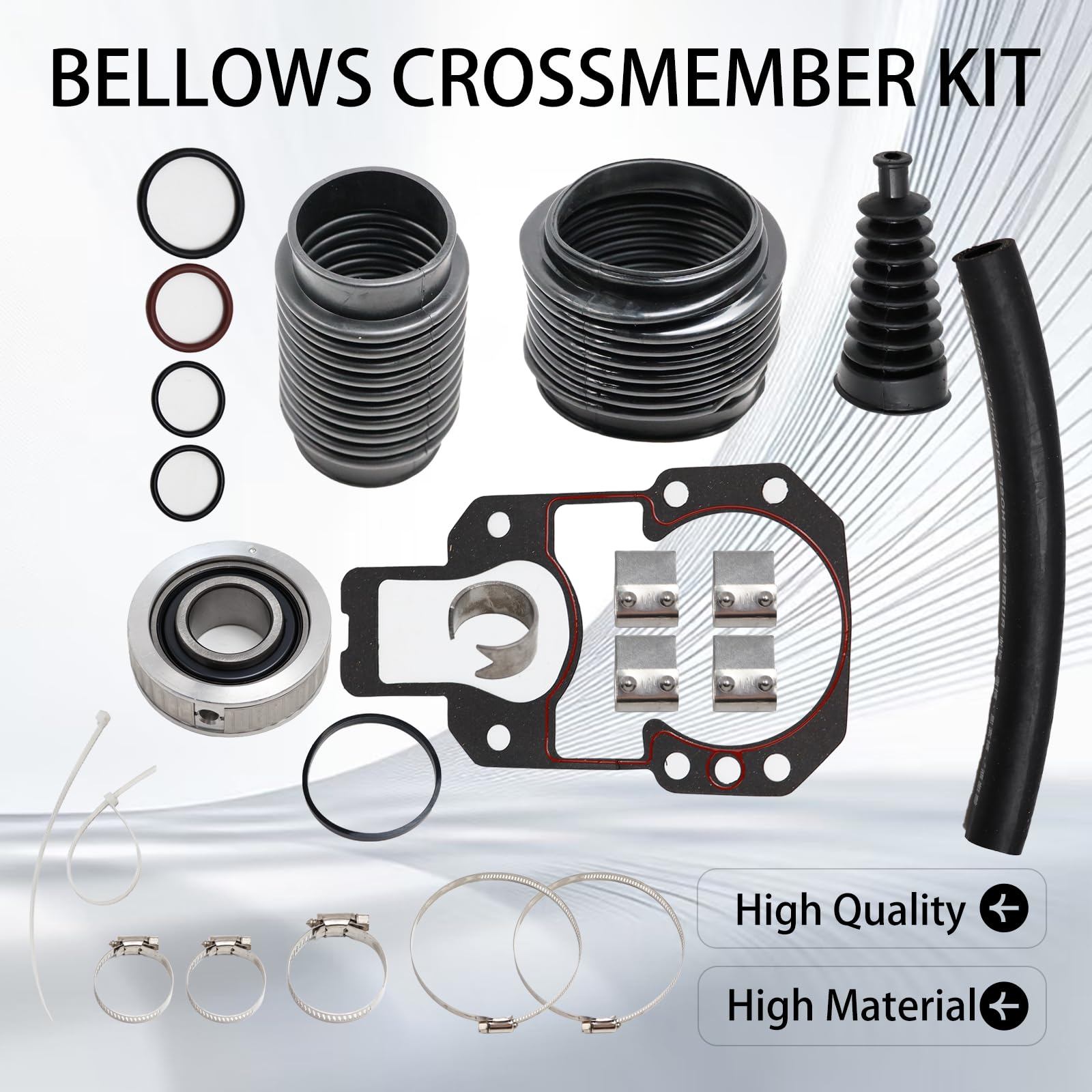 Bellows Transom Kit 30-803099T1 für Mer-Cruiser Mer-cury Mercruiser Alpha 1 Gen 2 Balg Kit Reparatursatz Zum Wiederabdichten Reparatursätze