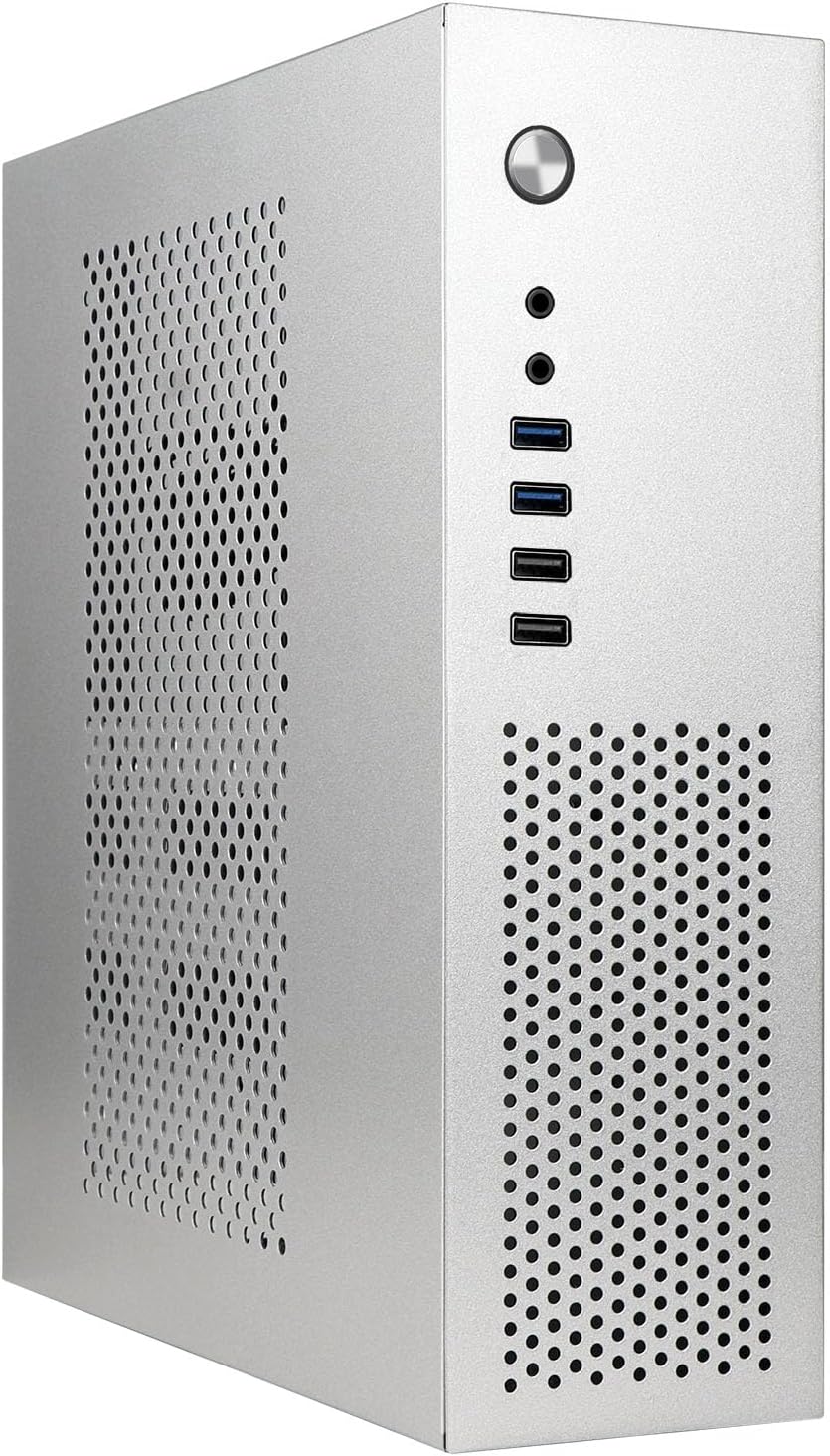 mATX (Mini ITX) PC Case, Micro ATX PC Case, Mini Tower Small Form Factor, 0.8mm Thick SPCC Material, Suitable for MicroATX (244mm x 244mm))/Mini ITX (170mm x 170mm) Motherboard