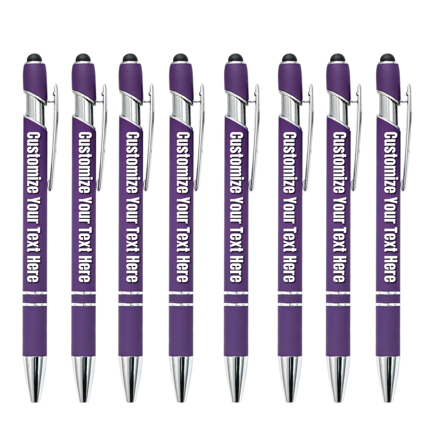Bolígrafos Personalizados Con Punta De Lápiz Óptico, Bolígrafos Personalizados, Bolígrafo De Metal Con Logotipo De Nombre Grabado For Graduación De Negocios, Bolígrafo De Regalo(50pcs)