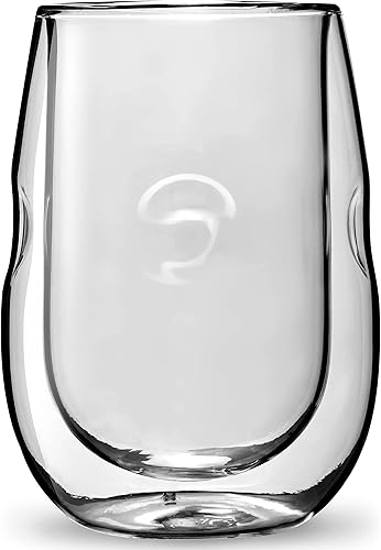 Miniatura 5 de Ozeri Moderna Artisan Series - Copas de vino con aislamiento de doble pared, juego de 6 copas de vino y bebidas