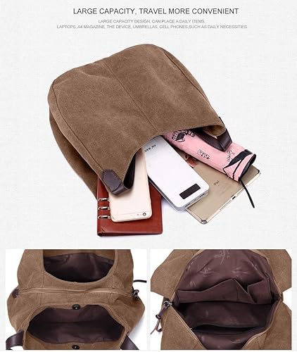 Miniatura 4 de TCHH-DayUp Hobo - Bolsos para mujer, bolsos grandes de lona, bolsos de algodón, bolsos