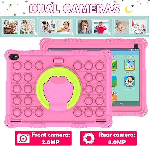Miniatura 6 de Tablet Android 15 para niños, tabletas de 10 pulgadas para niños, 8 GB RAM 32 GB ROM 1 TB Expand, tableta para niños pequeños con control parental,