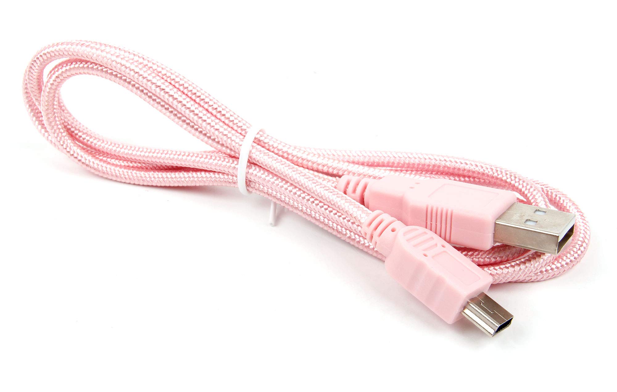 DURAGADGET Pink Mini USB Cable - Suitable For Use With Buyee HD Sports Action Camera/LUPO S-PIR-0322 Mini Sports DVR Camera & Mestall Mini Sport Camcorder