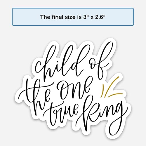 Miniatura 6 de Swaygirls Calcomanías de fe cristiana  Hijo del único rey verdadero  Calcomanía de diario bíblico