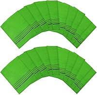 Songwol Genuine Korean Exfoliating Scrub Bath Mittens - 20 Pack Green Viscose Rayon for Baby-Soft Skin