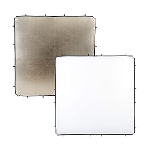 Manfrotto LL LR82206R Skylite Rapid Grosse Stoff - 2 x 2 m, Sunfire/Weiss