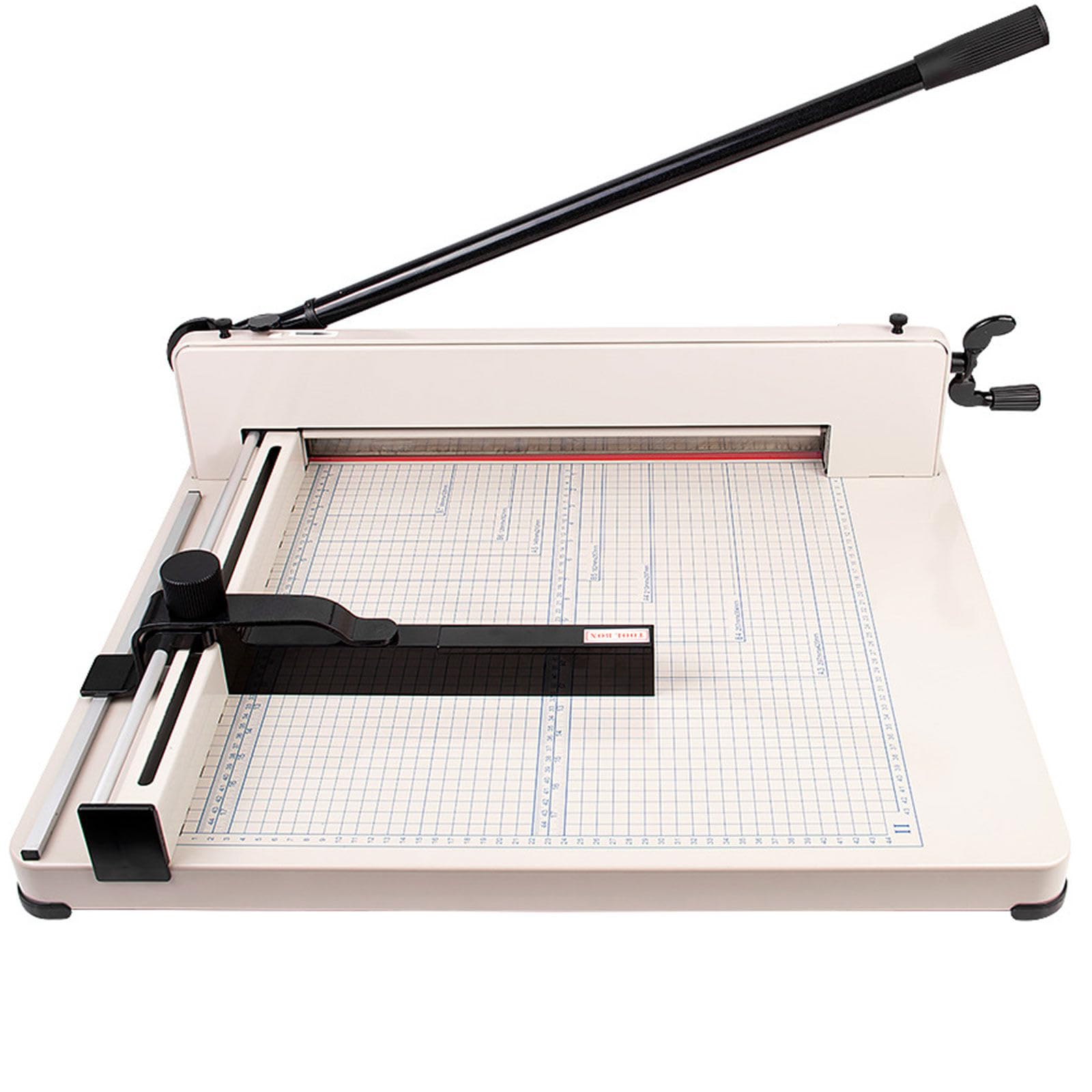 Taglierina per carta resistente, A4/A3 a ghigliottina con lama da 30,5 cm, taglia fino a 400 fogli, taglierina manuale per carta per artigianato e cartone
