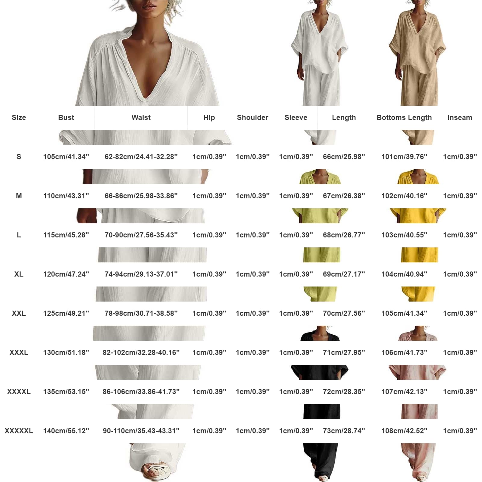 Conjunto Mujer Verano 2 Piezas Moda raje de Primavera Ligero Chndal Blusa Pantalones Ropa Playa Vacaciones Deportivo Casa Trabajoconjunto Chandal mujerCosturas pulcras