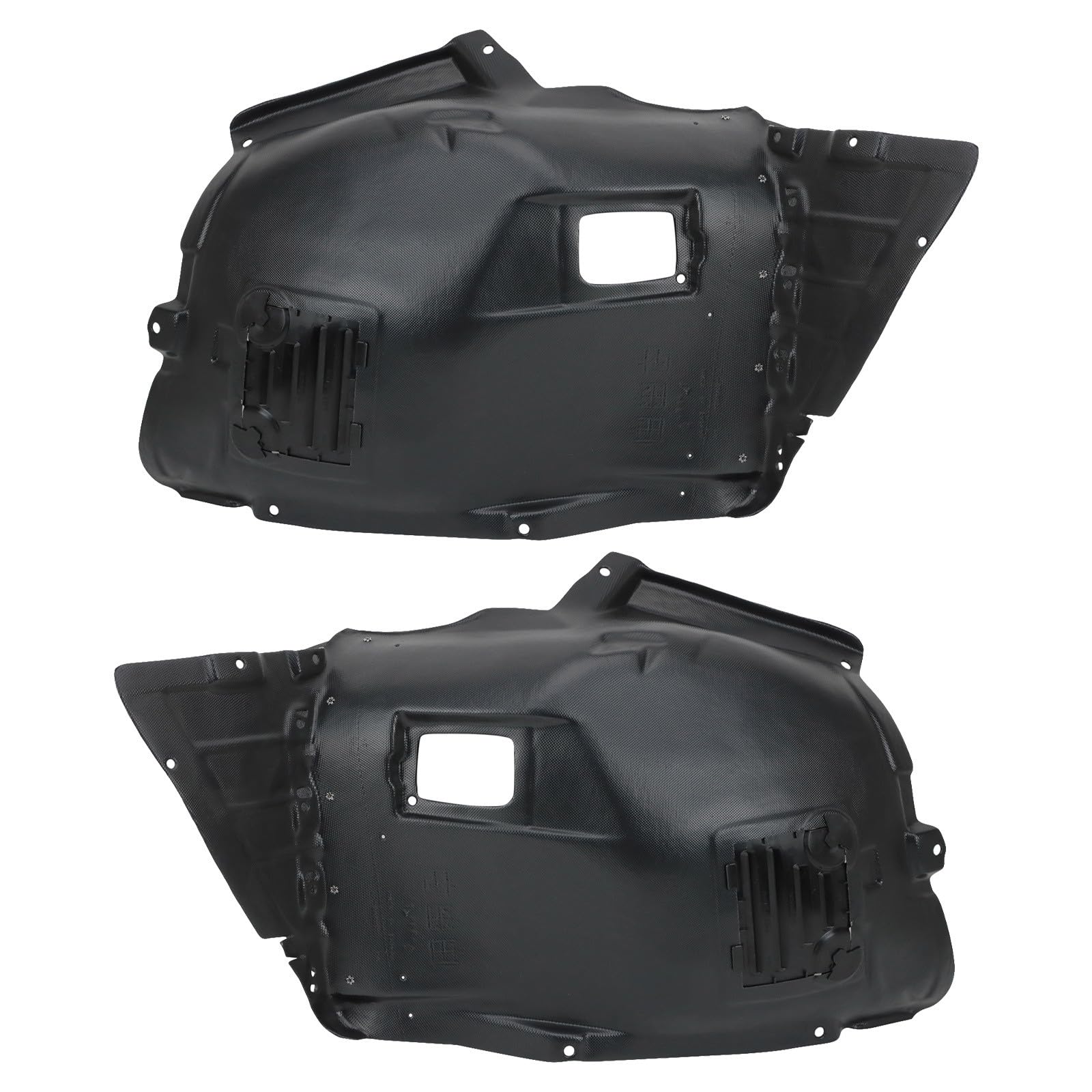 TRQ Front Inner Fender Liner Set | For 2006 BMW 325i 2007-2012 328i 330i 335i BM1250114 BM1251114