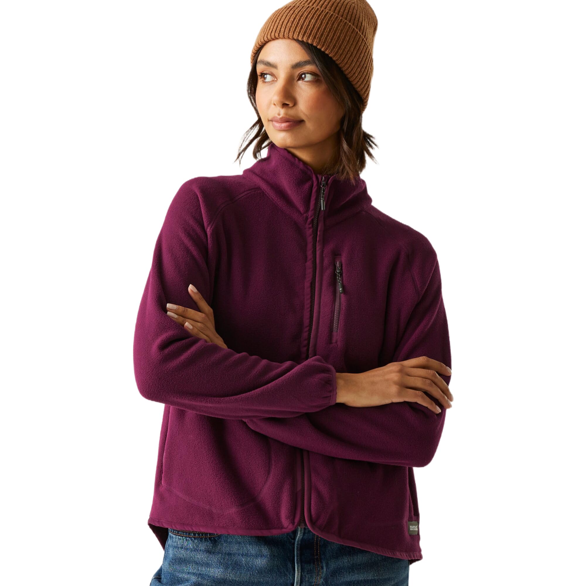 Regatta Womens Frankie Full Zip Fleece Warm Lightweight Winter Layer Top