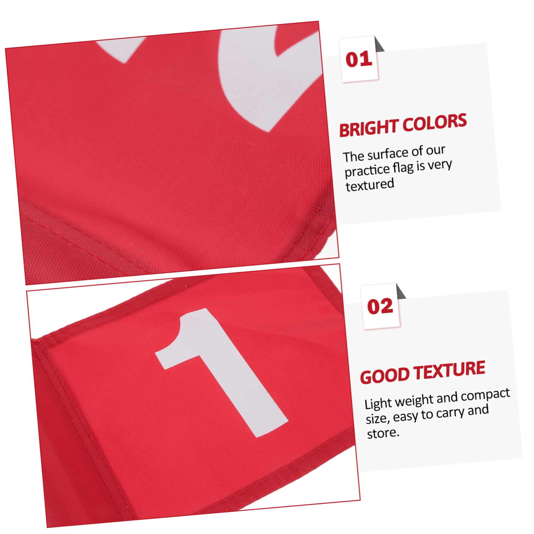 Balacoo 2Pcs Golf Flags Durable Portable Practice Flags for Golfing Polyester for Backyard Training Golf Course Supplies Design