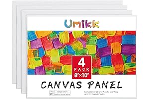 Canva Classroom 4 Pack Canvas Boards for Painting Classroom