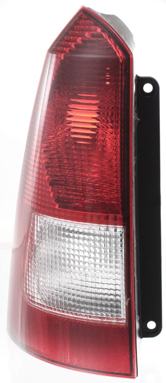 Evan-Fischer Tail Light Lens and Housing Compatible with 2003-2007 Ford Focus Wagon Driver Side