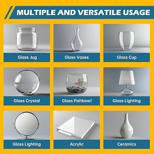 Miniatura 5 de Super pegamento líquido para vidrio, adhesivos instantáneos transparentes de cianoacrilato para reparación de vidrio, pegamento CA multiusos para