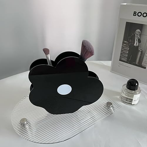 Miniatura 7 de BLOFLO - Florero acrílico en forma de nube negra, florero acrílico moderno, decoración contemporánea para el hogar, oficina, boda