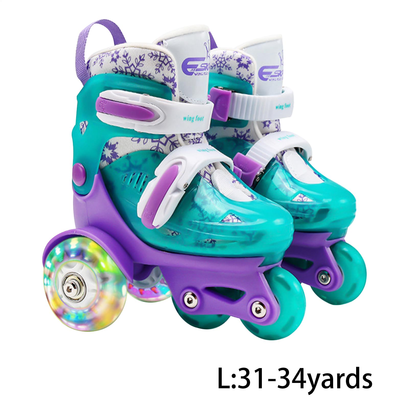 Patins à roulettes Enfants - Chaussures pour jeunes, équipement d'entraînement | Patins adaptés aux débutants, entraîneur à trois stabilités, adapté au patinage intérieur.