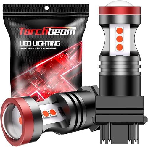 Miniatura 10 de Torchbeam Bombillas LED 3157 para luces de reversa, súper brillantes 3156 4157 3056 3057 4057 3457 bombillas LED para automóvil, 3000 lúmenes, 6000