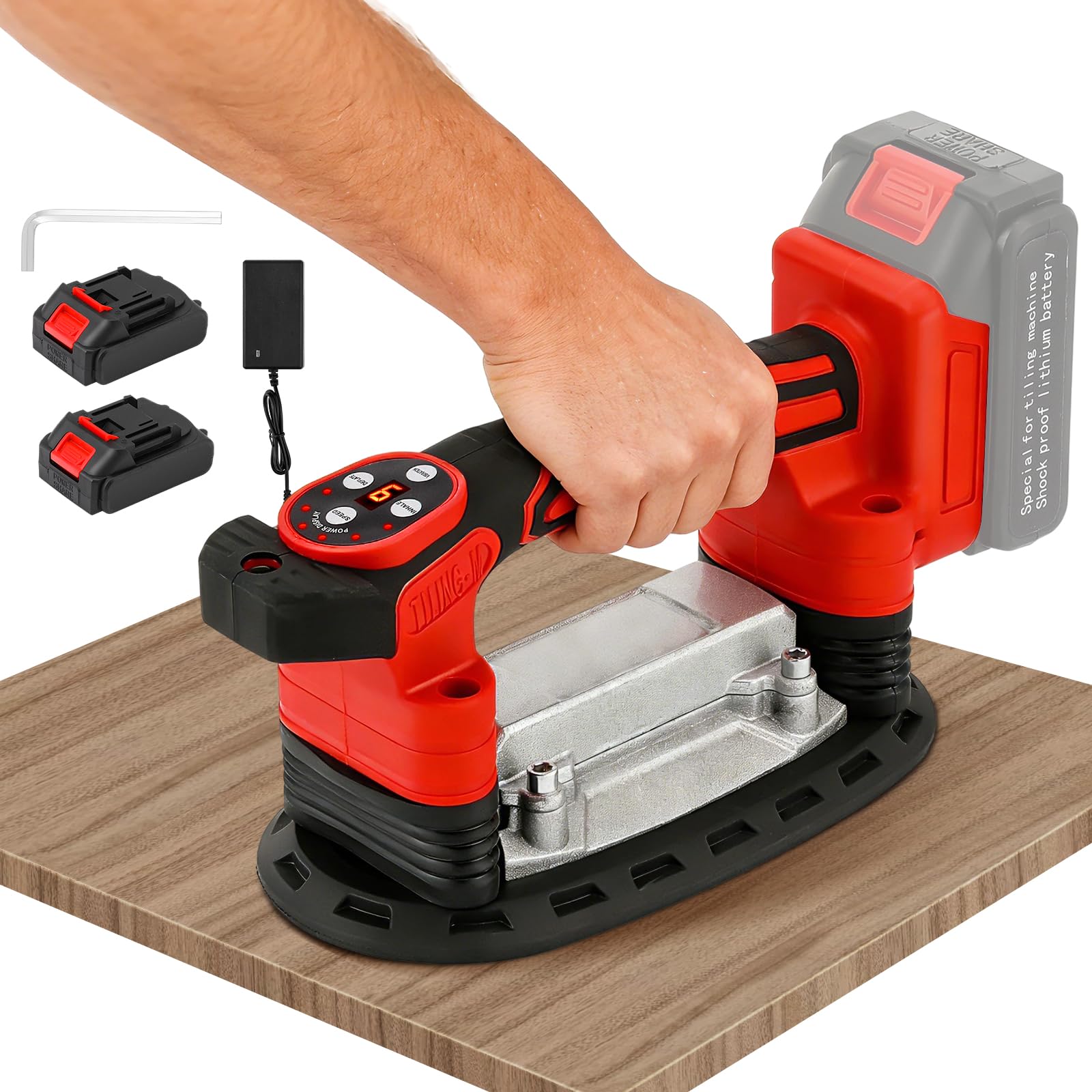 Outil de vibration pour carrelage éviter bulles air pose droite