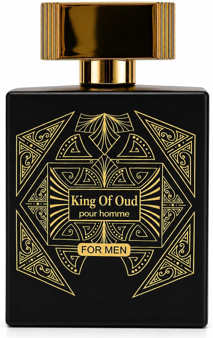 King of Oud Eau de Parfum 100ml – Luxury Arabic Oud Perfume for Men – Long Lasting Oriental Woody Fragrance