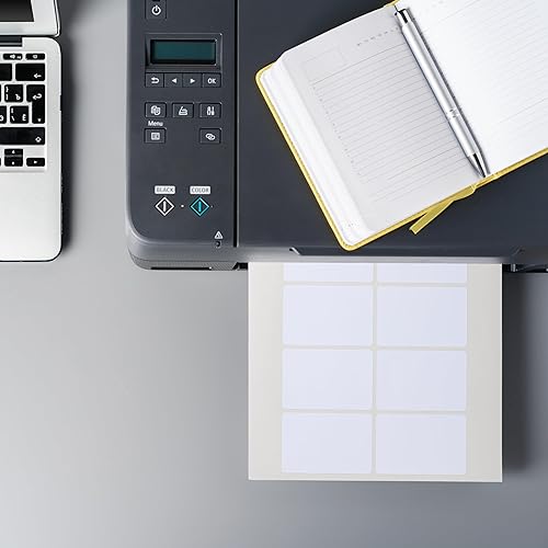 Miniatura 3 de Etiquetas impermeables para aceites esenciales, 50 rectángulos, 3 x 2 pulgadas, esquinas redondeadas, a prueba de aceite, altamente duraderas,