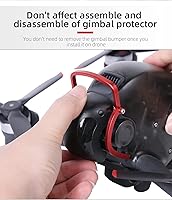 Vista 7 de BTG Gimbal Protector Gimbal Bumper Anti-Drop Bar para DJI FPV Drone Accesorios Piezas