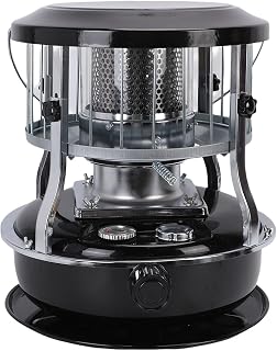 2 in 1 Portable Kerosene Heater & Stove, 9000 BTU 4.6L Height Adjustable, Non Electric Indoor Outdoor Heater for Camping, Cooking, Home, Garage