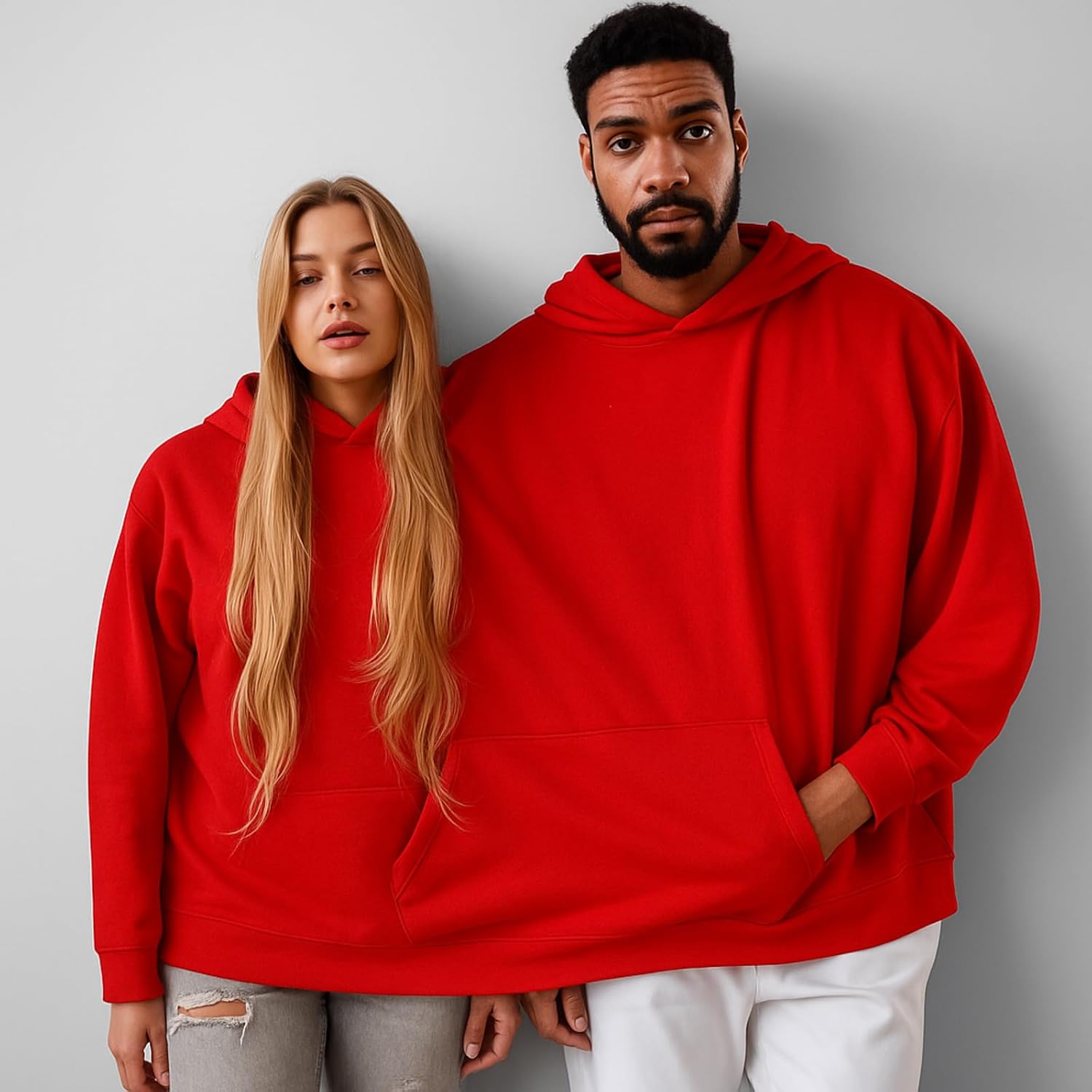 Coume Couples Hoodie Two Person Hoodie M/L/XL/XXL Funny Intimate Matching Sweatshirts Lovers Friends Couples Gift