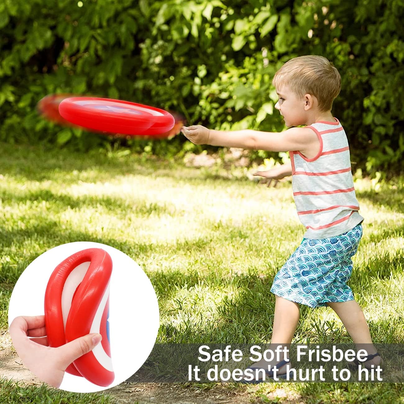 Foam Flying Disks Kids, Soft PU Foam Flying Disks Frisbee Flying Disc