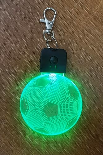 Miniatura 6 de Luz nocturna para niños, lámpara de ilusión 3D de fútbol, regalos de fútbol, mejor regalo para adolescentes, niños, luz nocturna para habitación de